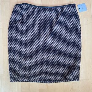Patterned Pencil Skirt